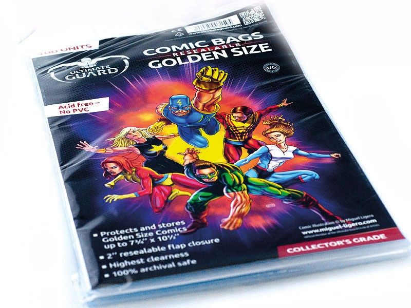 Ultimate Guard: Comic Bags Resealable Golden Size