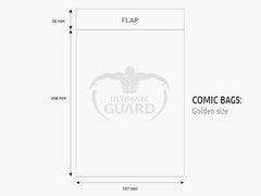 Ultimate Guard: Comic Bags Golden Size
