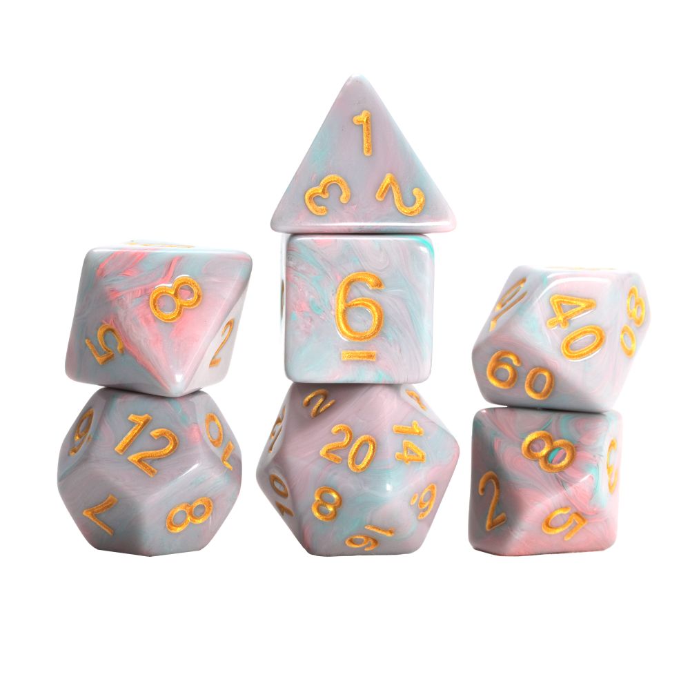 PREORDER Sirius Dice - Pink Unicorn Dice Set 7