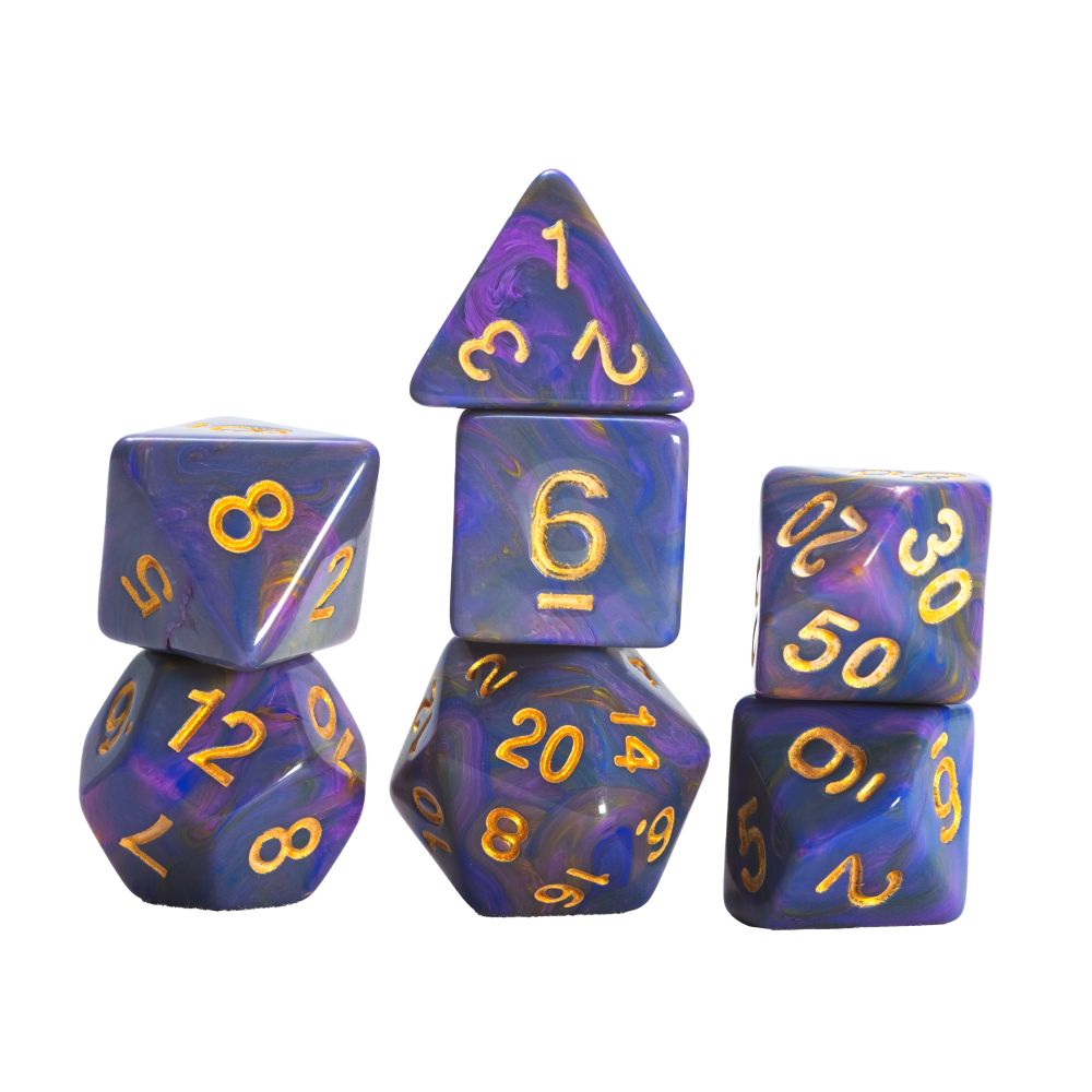 PREORDER Sirius Dice - Purple Unicorn Dice Set 7