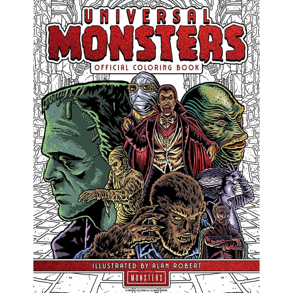PREORDER Universal Monsters: The Official Coloring Book