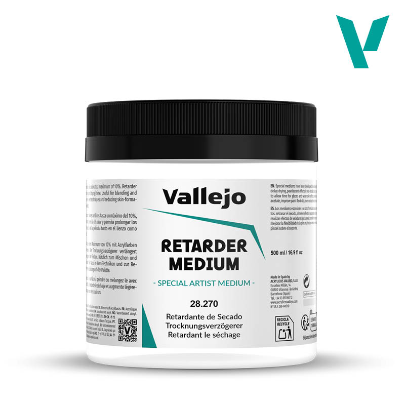 PREORDER Vallejo - Special Artist Medium - Retarder Medium 500ml