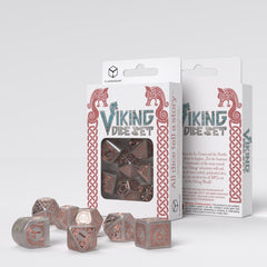 Q Workshop - Viking Modern Niflheim Dice Set 7