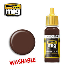 PREORDER Ammo by MIG - Acrylic Color - Washable - Mud 17ml