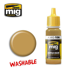 PREORDER Ammo by MIG - Acrylic Color - Washable - Sand (Ral 8020)  17ml