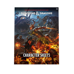 PREORDER D&D 2024 Character Sheets