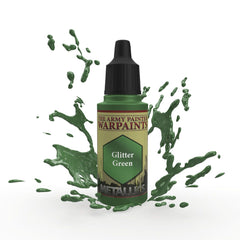 Army Painter Metallics - Glitter Green Acrylic Paint 18ml