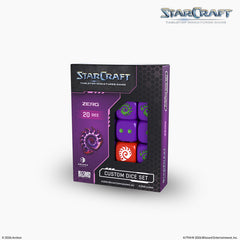 PREORDER Starcraft Miniatures Games: Zerg - Custom Dice Set - Faction Dice