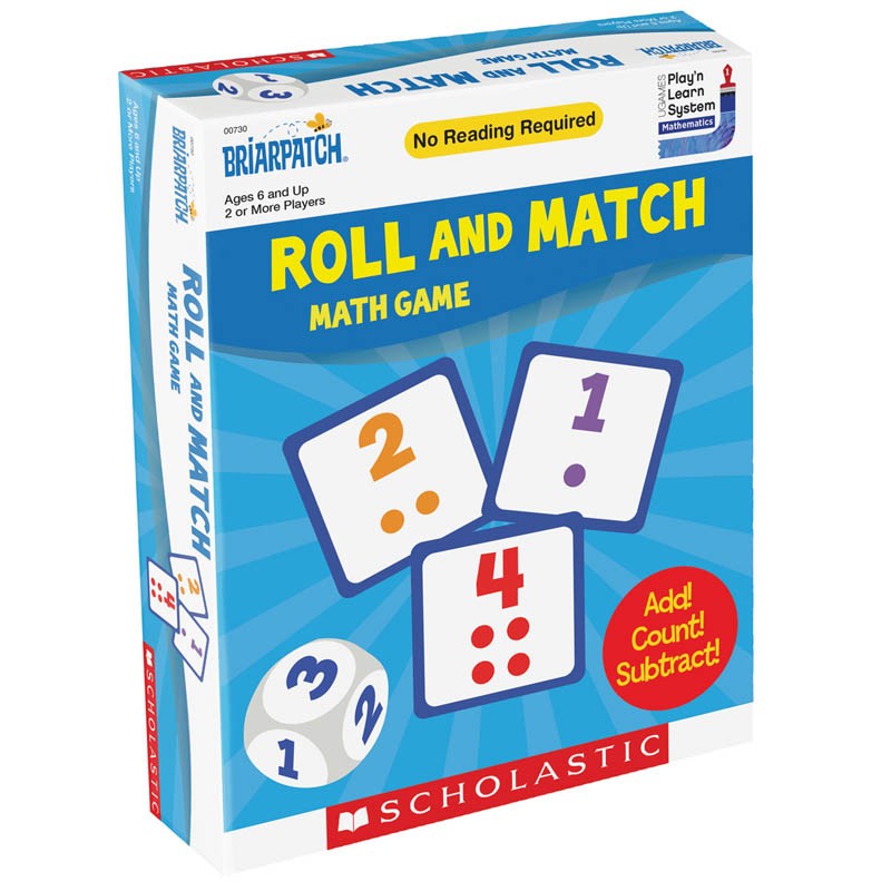 PREORDER Scholastic - Roll and Match Game Board Game