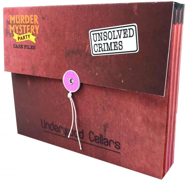 Murder Mystery Case Files - Unsolved Crimes: Underwood Cellars Board Game