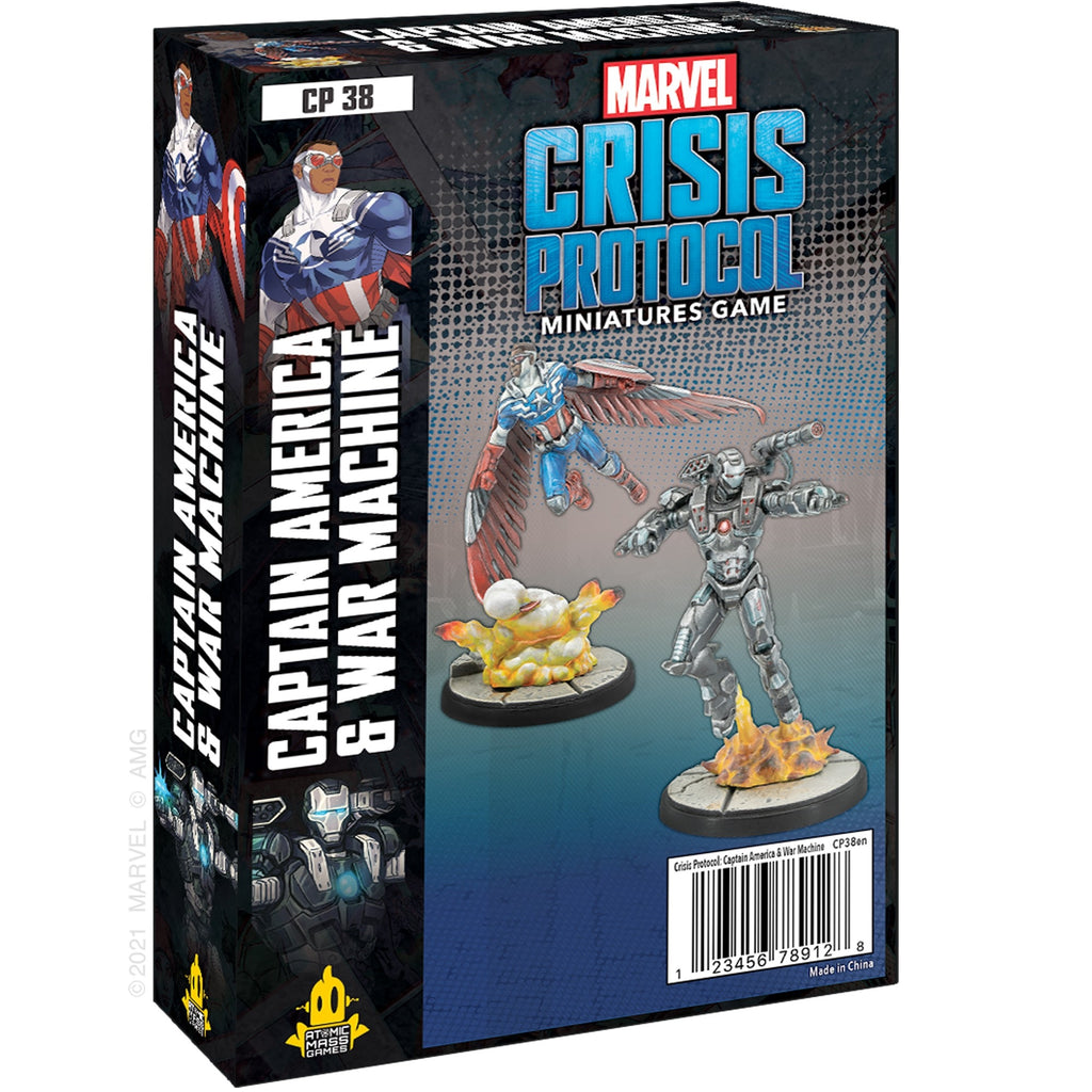 PREORDER Marvel Crisis Protocol Captain America and War Machine