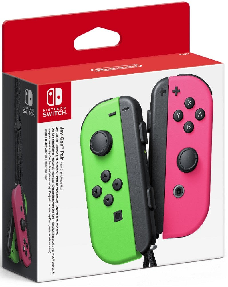 SWI Joy-Con Pair Controller - Neon Green/Neon Pink