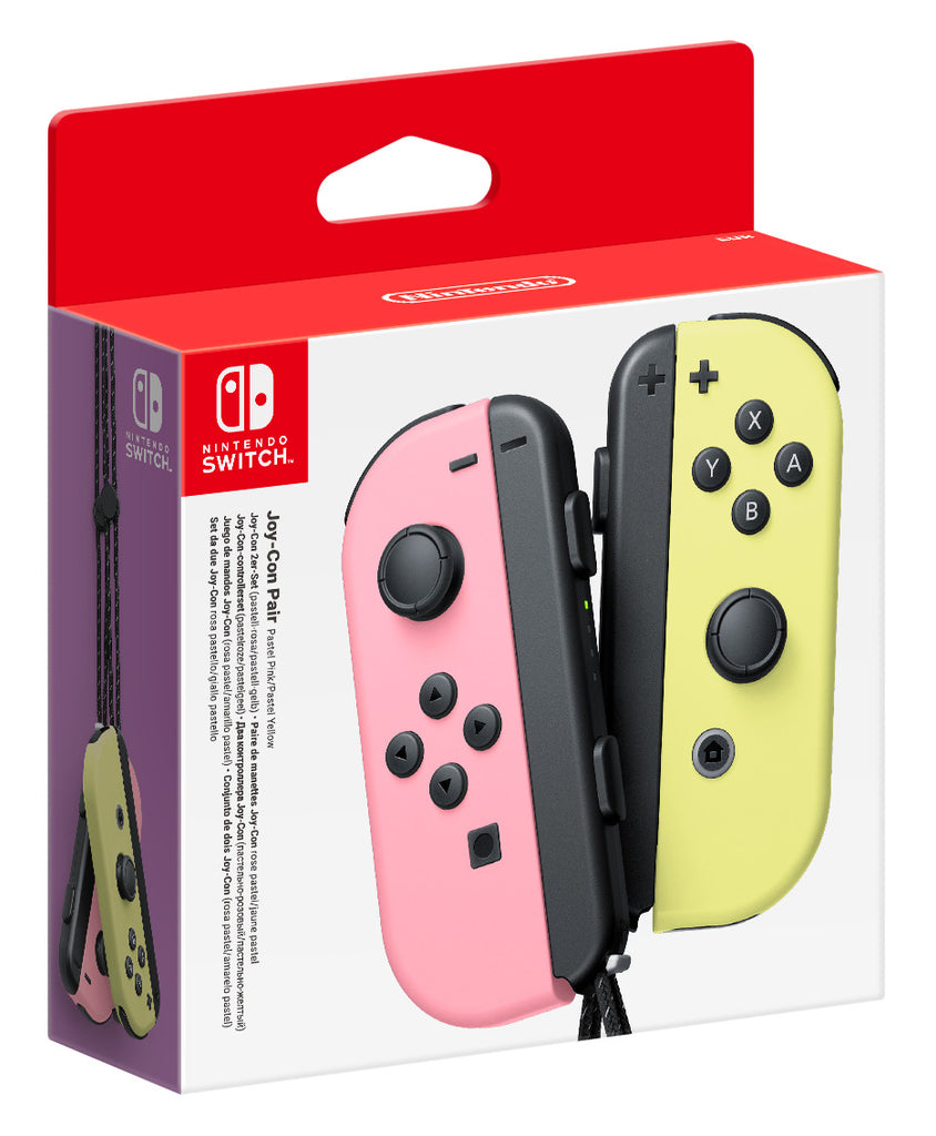 SWI Joy-Con Pair Controller - Pastel Pink/Pastel Yellow