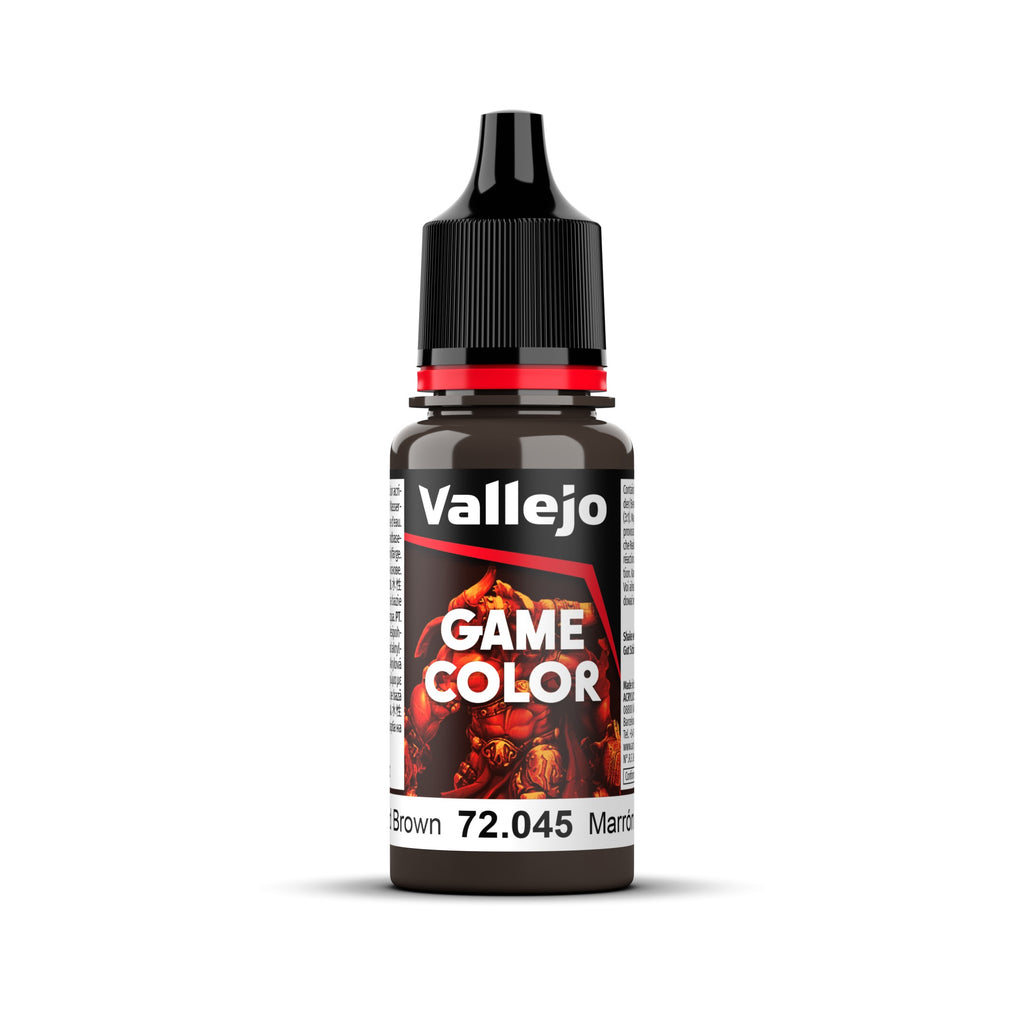 Vallejo Game Colour - Charred Brown 18ml
