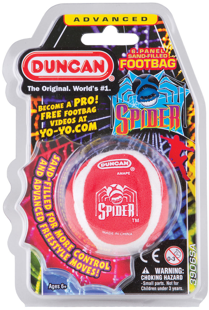 Duncan Footbag Spider 6 Panel Sand Filled (Assorted Colours) Board Game