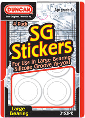 Duncan Yo Yo SG Stickers 4 Pack (14.5 mm I.D.)