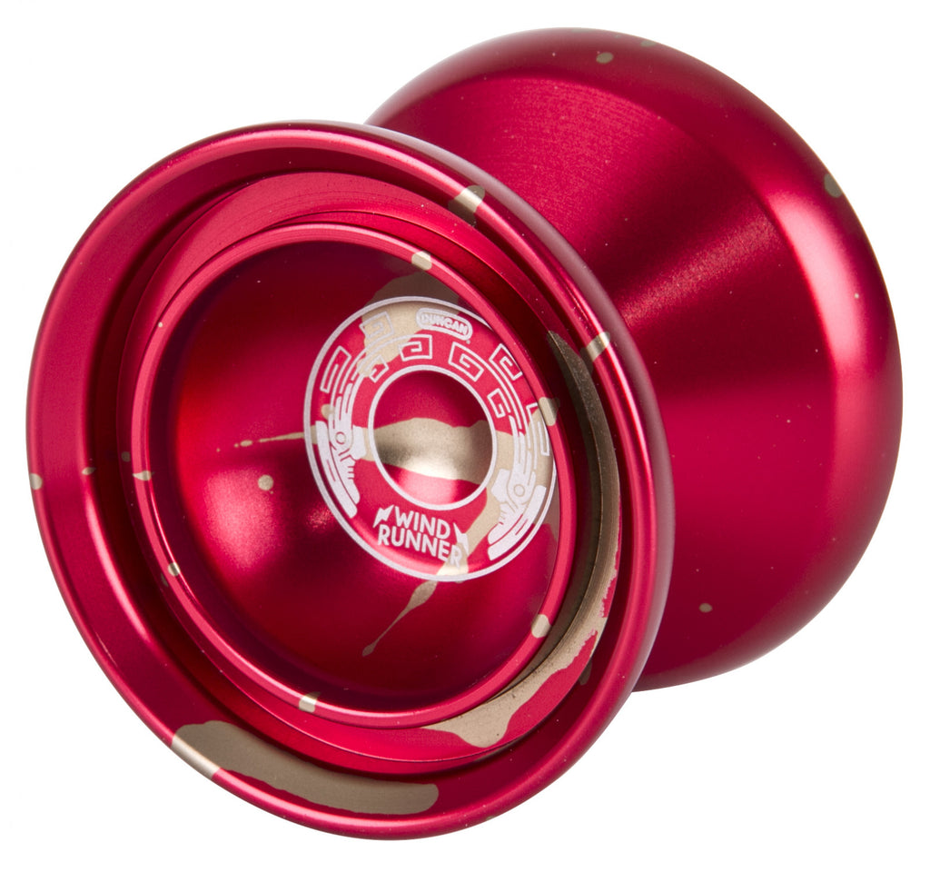 Duncan Yo Yo Expert Windrunner Red with Gold Splash