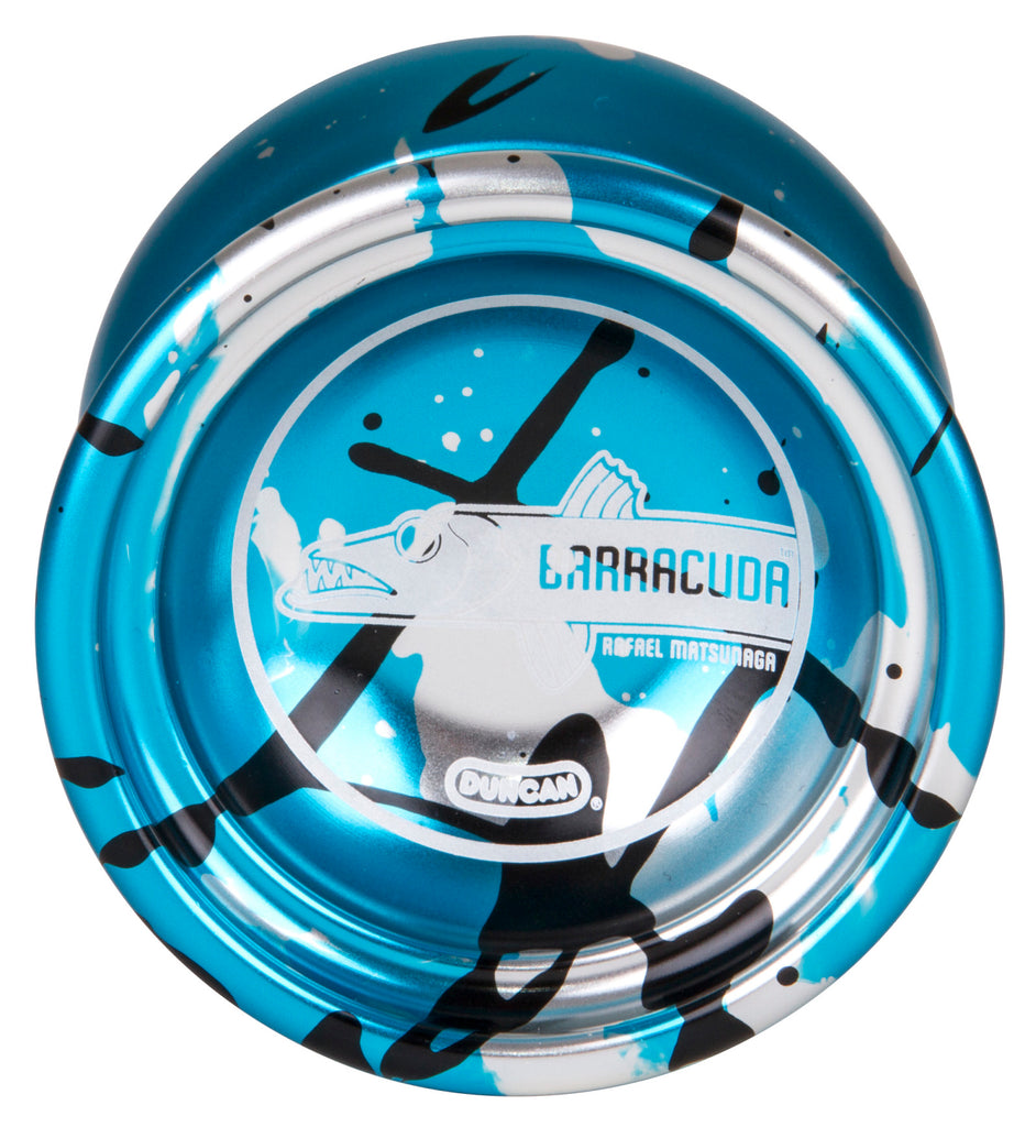 Duncan Yo Yo Expert Barracuda Blue with Splash