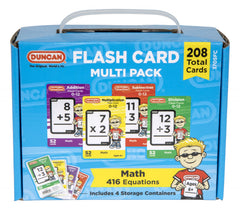 Duncan Flash Cards Multi Pack Set (Includes Addition Subtraction Multiplication Division)