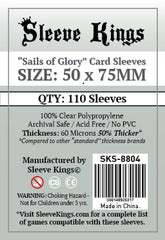 Sleeve Kings Board Game Sleeves Sails of Glory (50mm x 75mm) (110 Sleeves Per Pack)