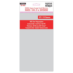 Sleeve Kings Board Game Sleeves mm xmm xmm xL Super Large (101.5mm x203mm) (110 Sleeves Per Pack)