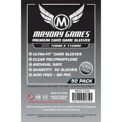 Mayday -  Premium Magnum Silver Sleeve (Pack of 50) - 70 X 110 MM