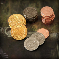 Metal Coins Roman Numeral (50 coins per set)