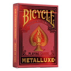 Bicycle MetalLuxe Red 2022 Playing Cards