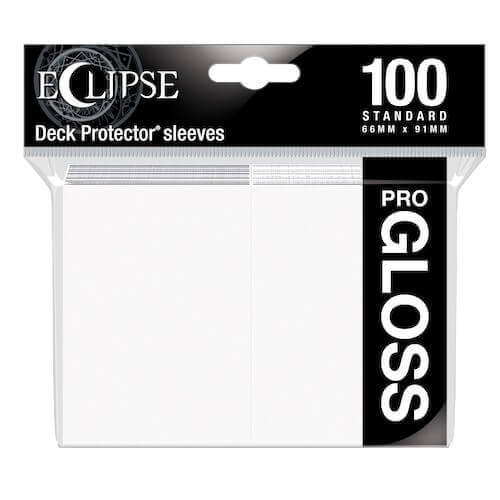 PREORDER ULTRA PRO Deck Protector Standard - Gloss 100ct White Eclipse