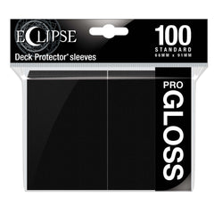 Eclipse Gloss Standard Sleeves 100 pack Jet Black