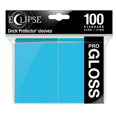 LC Eclipse Gloss Standard Sleeves 100 pack Sky Blue