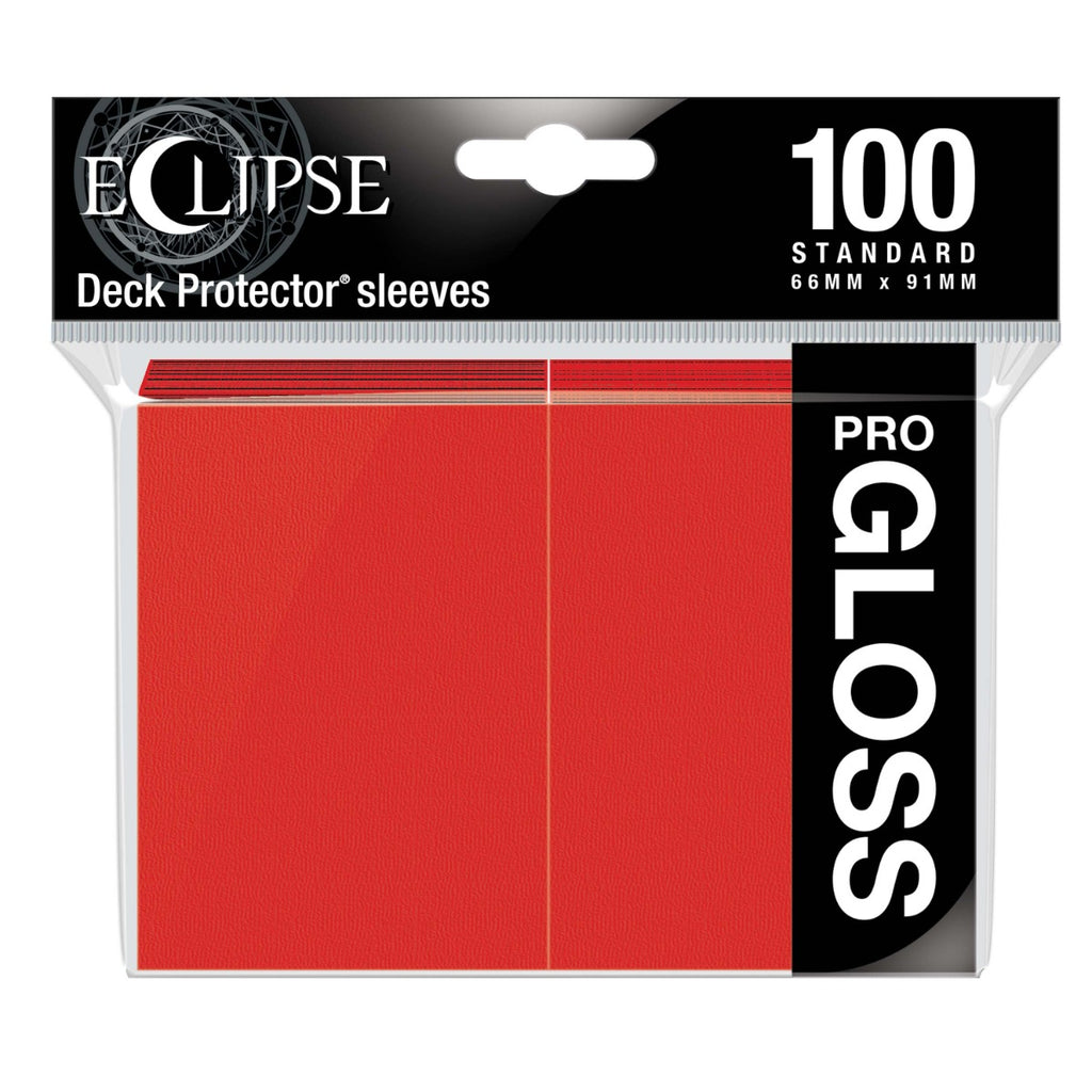 LC Eclipse Gloss Standard Sleeves 100 pack Apple Red
