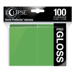 LC Eclipse Gloss Standard Sleeves 100 pack Lime Green