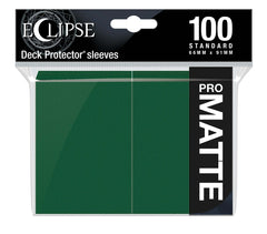 Eclipse Matte Standard Sleeves 100 pack Forest Green