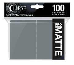 Eclipse Matte Standard Sleeves 100 pack Smoke Grey