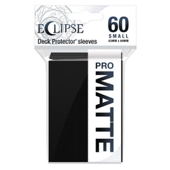 Eclipse Matte Small Sleeves 60 pack Jet Black