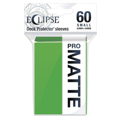 Eclipse Matte Small Sleeves 60 pack Lime Green