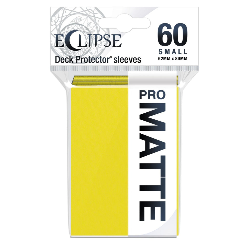 LC Eclipse Matte Small Sleeves 60 pack Lemon Yellow