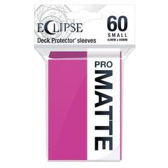 LC Eclipse Matte Small Sleeves 60 pack Hot Pink
