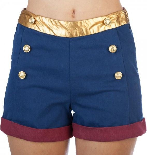 DC Comics Wonder Woman High Waisted Shorts 2XL