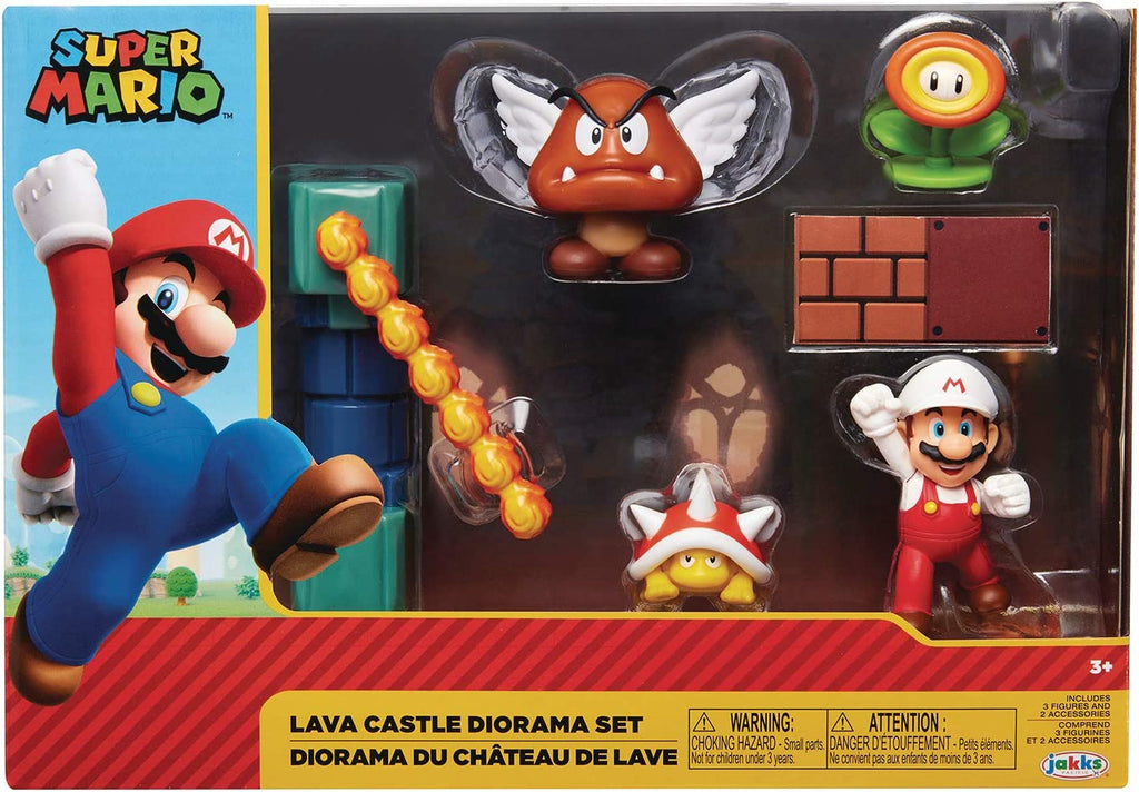World of Nintendo 2.5??Lava Castle Diorama Set