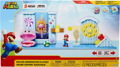 World of Nintendo 2.5 inches Deluxe Mario World Underwater Playset