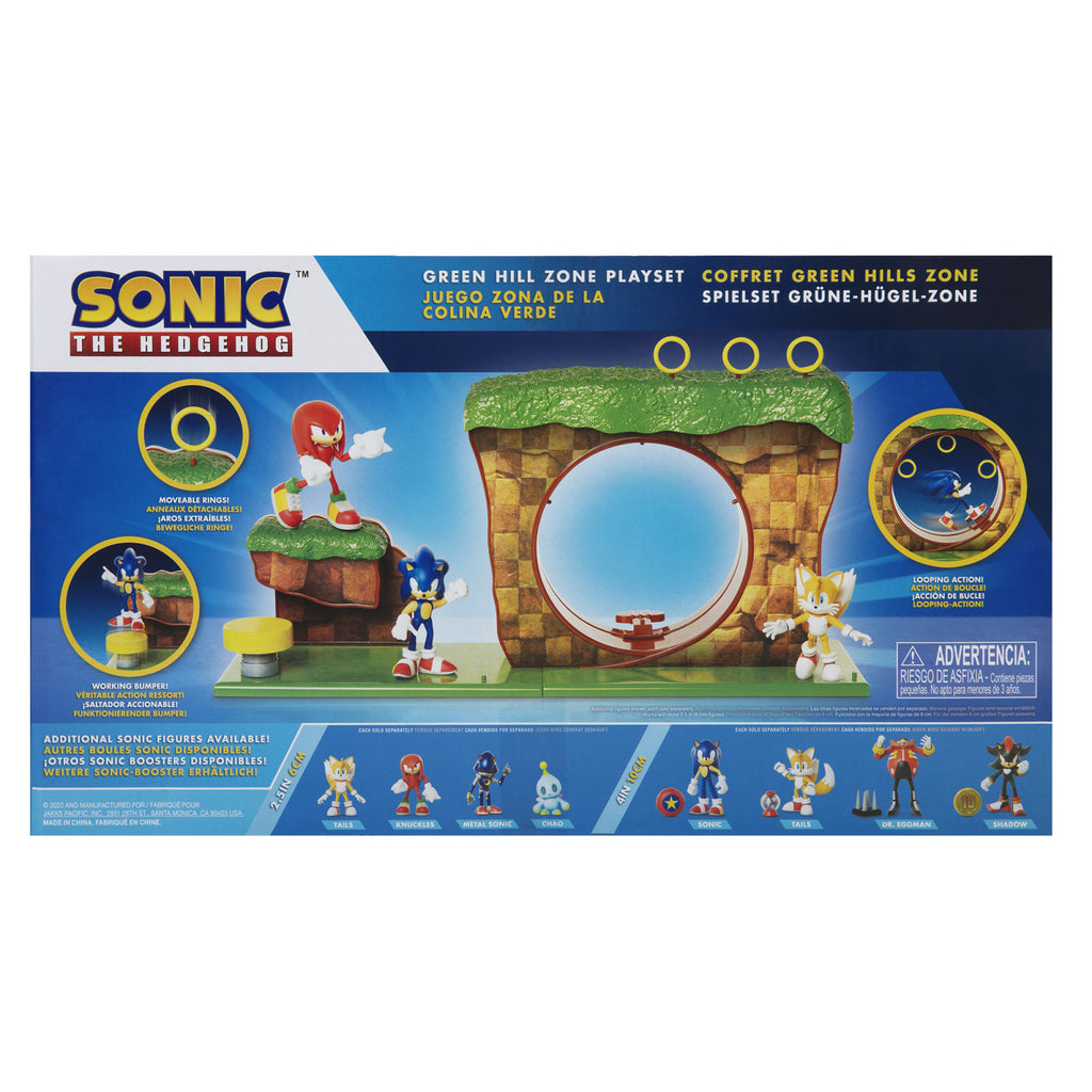 Sonic the Hedgehog Green Hill Zone Playset