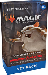 Magic the Gathering Commander Legends Battle for Baldurs Gate Set Boosters Multipack (3 Boosters Per Pack)