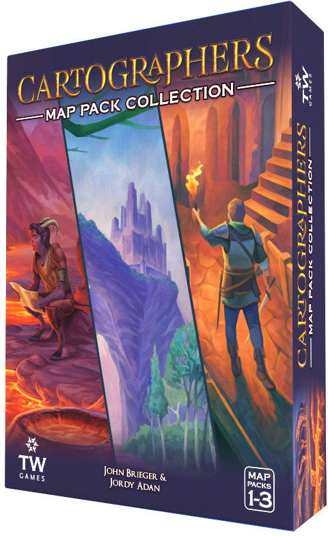 Cartographers Map Pack Collection Board Game