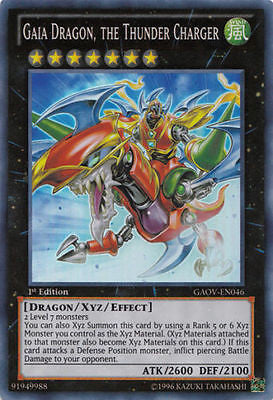 Gaia Dragon The Thunder Charger GAOV EN046 Super Rare