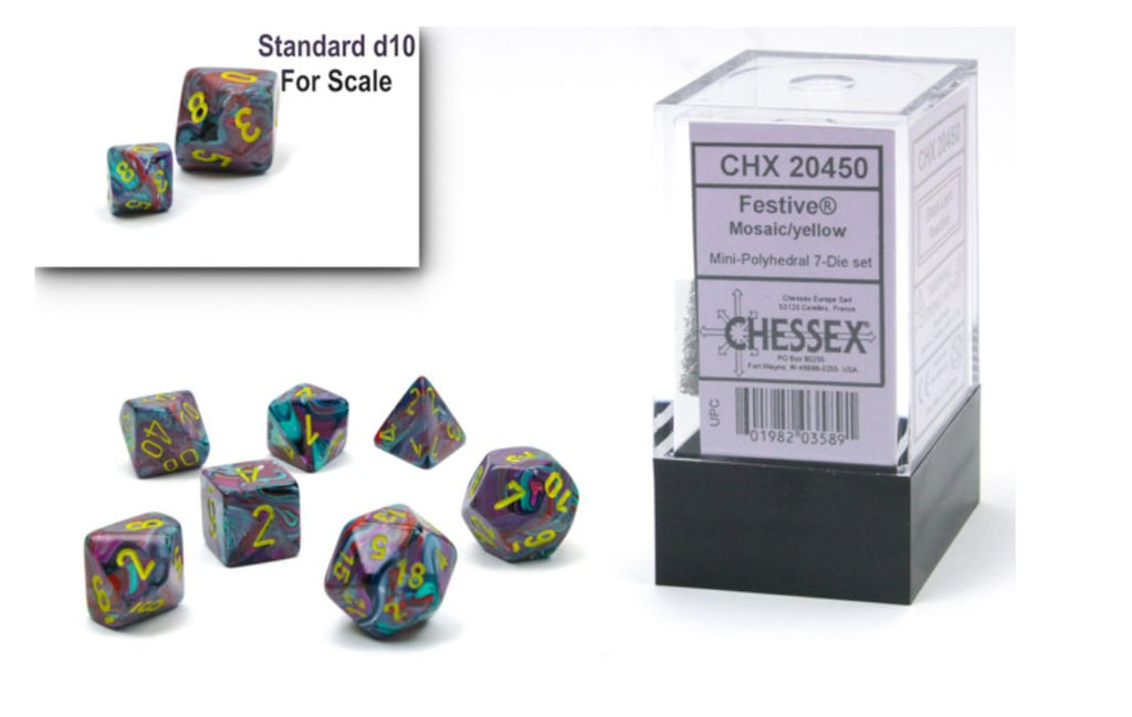 CHX 20450 Festive Mini Mosaic/Yellow 7-Die Set