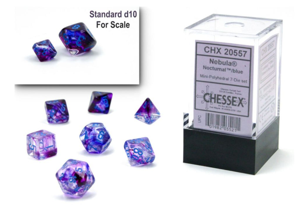 CHX 20557 Nebula Mini Nocturnal/Blue Luminary 7-Die Set