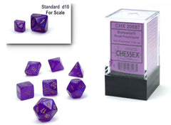 CHX 20587 Borealis Mini Royal Purple/Gold Luminary 7-Die Set