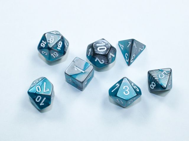 CHX 20656 Gemini Mini Steel-Teal/White 7-Die Set